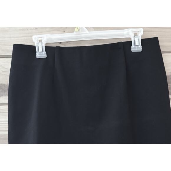 J Jill Pencil Skirt NWT Sz M Black Officecore Dark Academia Corpcore - Picture 5 of 5